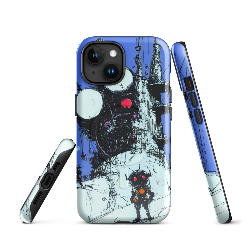 Echoes of a Futuristic Frontier | Phone Case |  15 | MagSafe® Tough Case | Glossy
