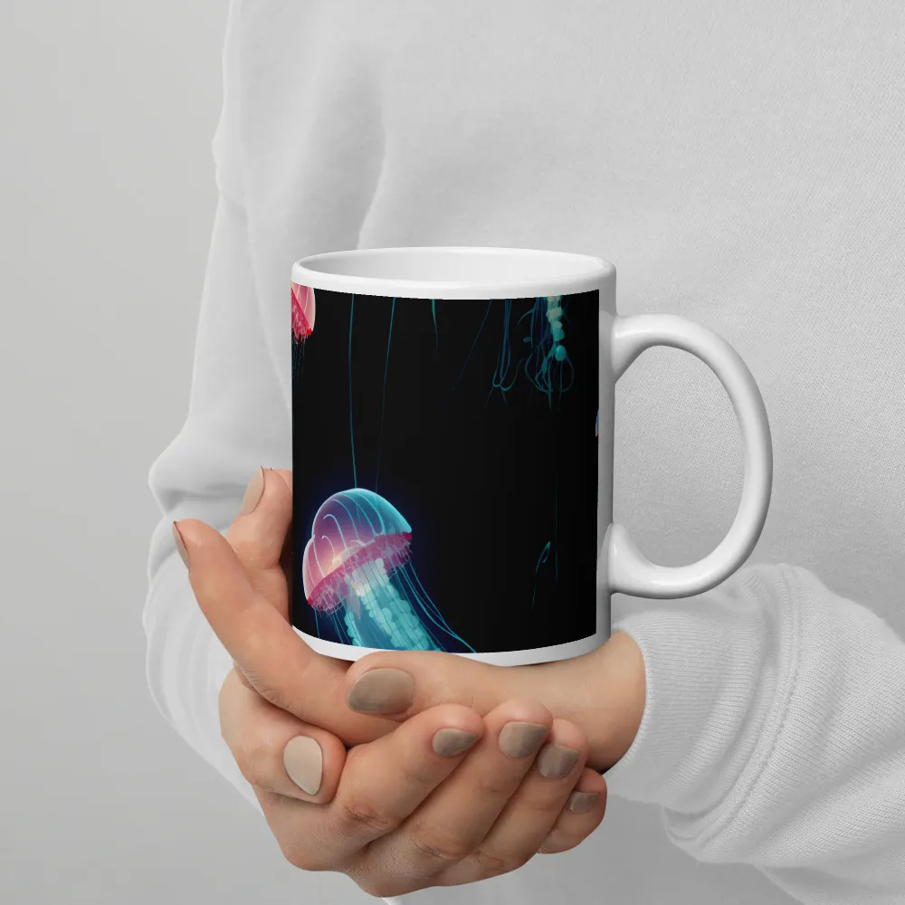 Ethereal Dance of Jellyfish | Mugs | Multiple Sizes & Colors