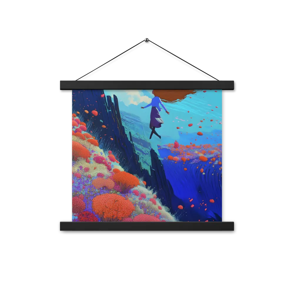 Whispers of Freedom | Poster With Black Wood Hanger | 14″×14″