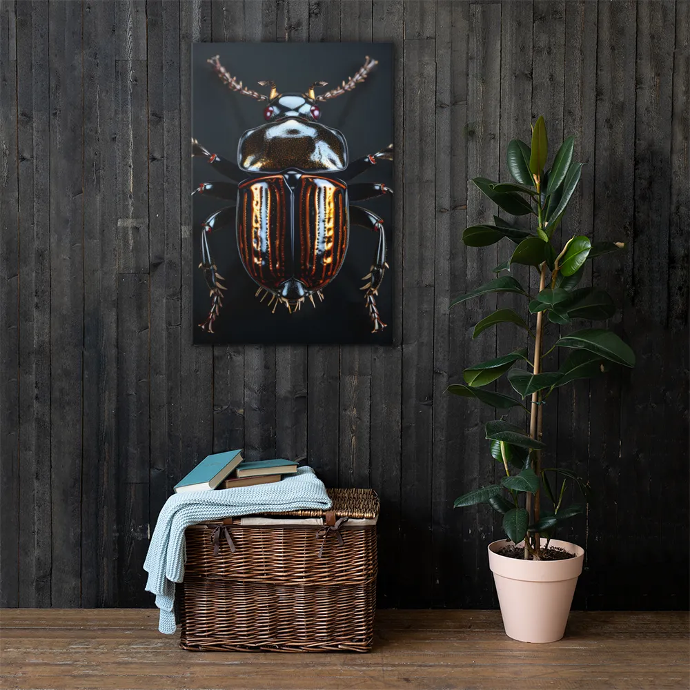 Luminous Insect Majesty | Canvas | 24″×36″