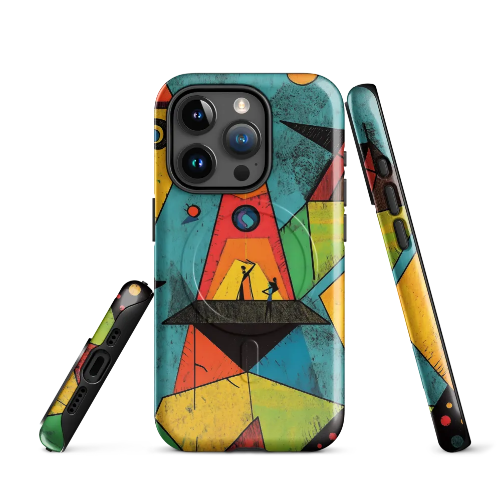 The Playful Encounter | Phone Case |  15 Pro | MagSafe® Tough Case | Glossy