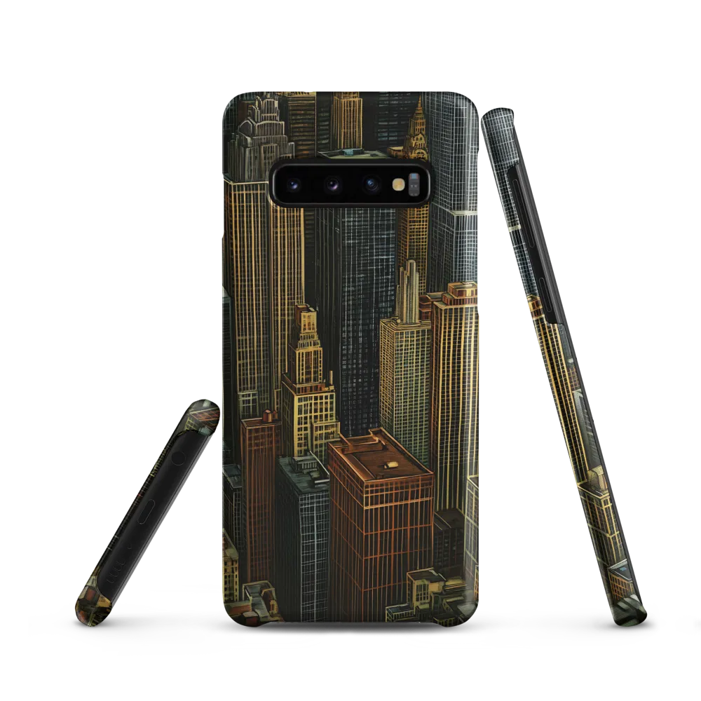 Urban Elegance: A Golden Cityscape