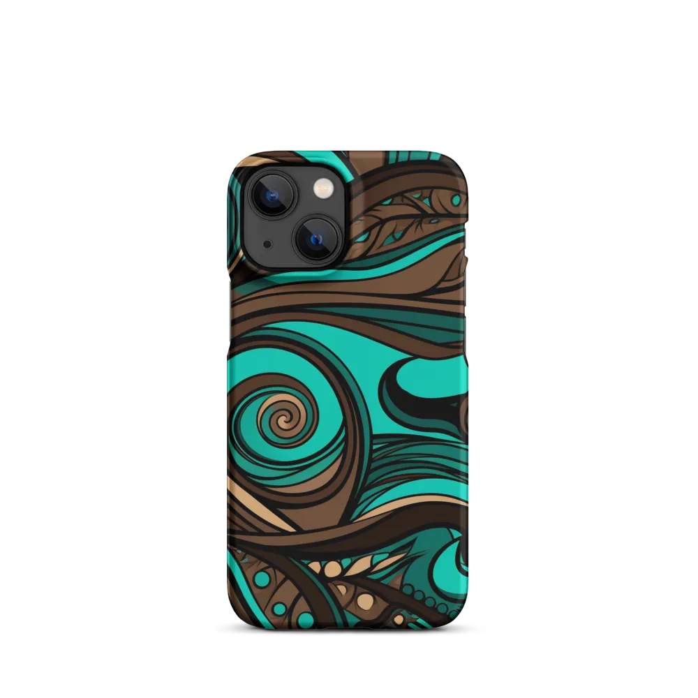 Fluctuating Currents | Phone Case |  13 Mini | Snap Case | Matte