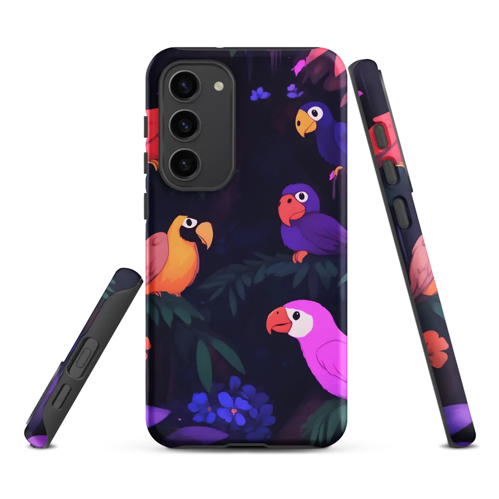 Tropical Parrot Playground | Phone Case |  S23 Plus | Tough Case | Matte