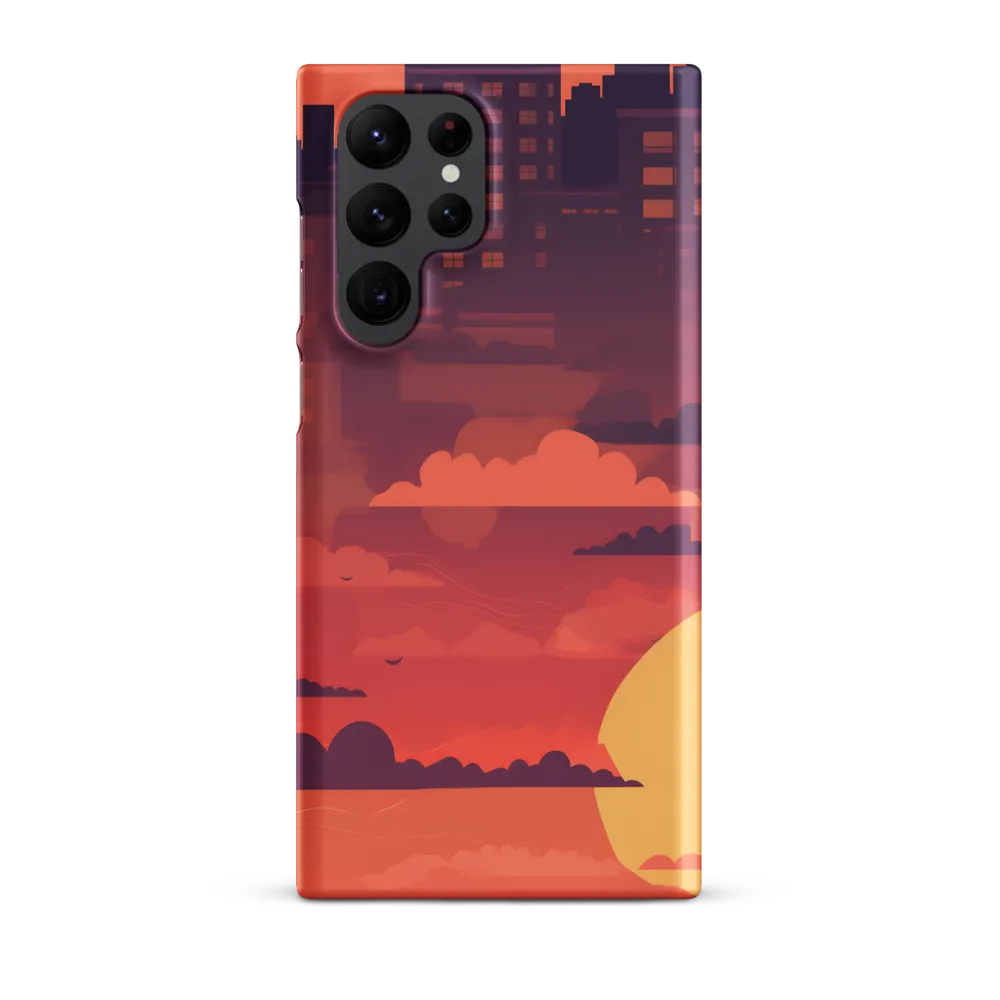 Urban Dusk: A Symphony of Cityscapes | Phone Case |  S22 Ultra | Snap Case | Matte