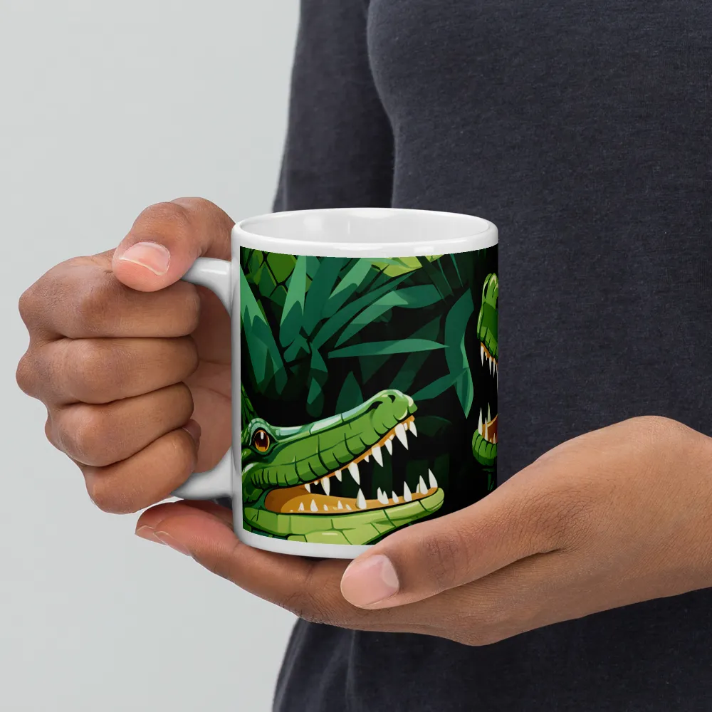 Fierce Crocodilian Medley | Mugs | Multiple Sizes & Colors