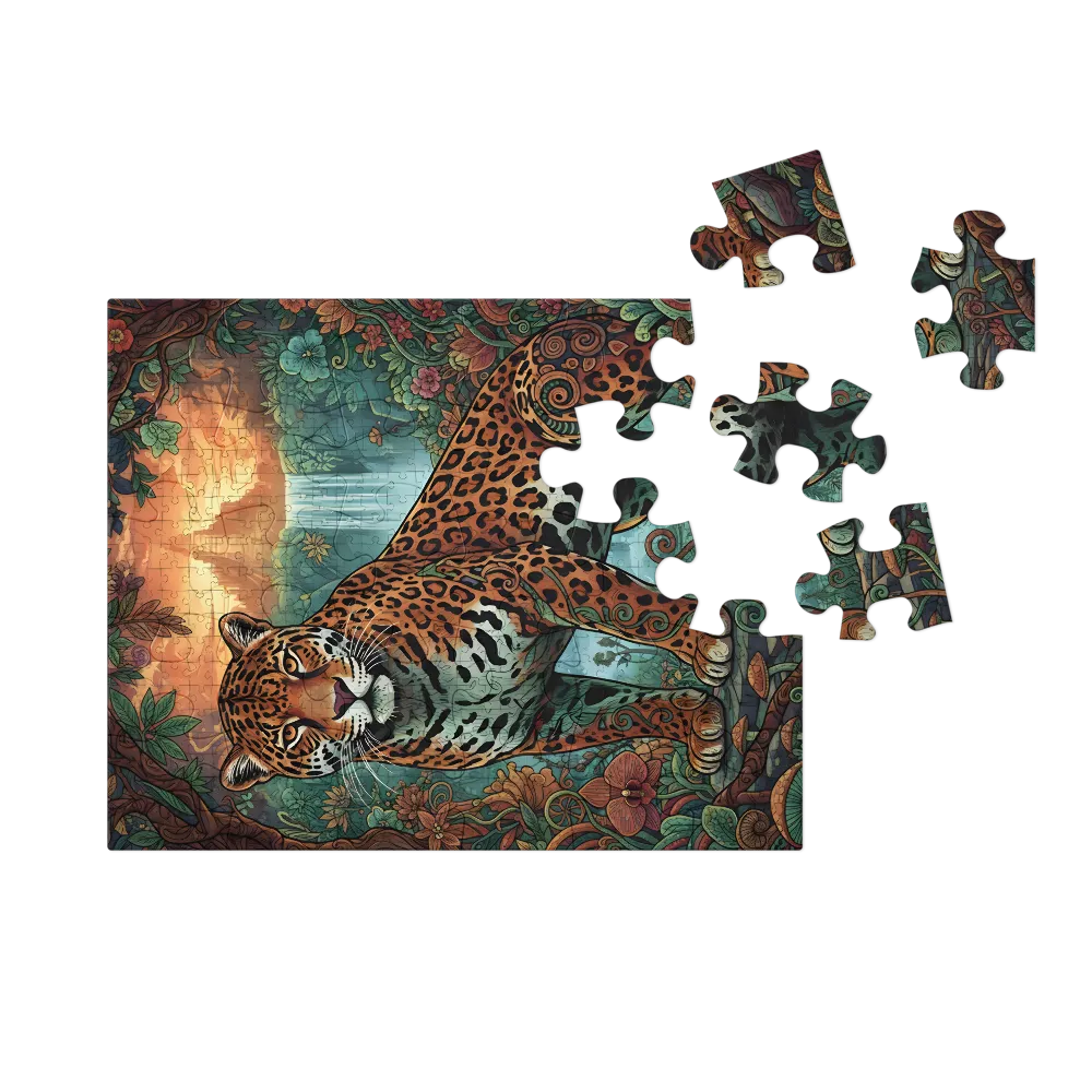Jungle Guardian 
 Jigsaw Puzzle in Tin Box