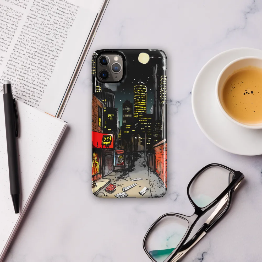 Nocturnal Cityscape: The Hidden Alley | Phone Case |  11 Pro Max | Snap Case | Glossy