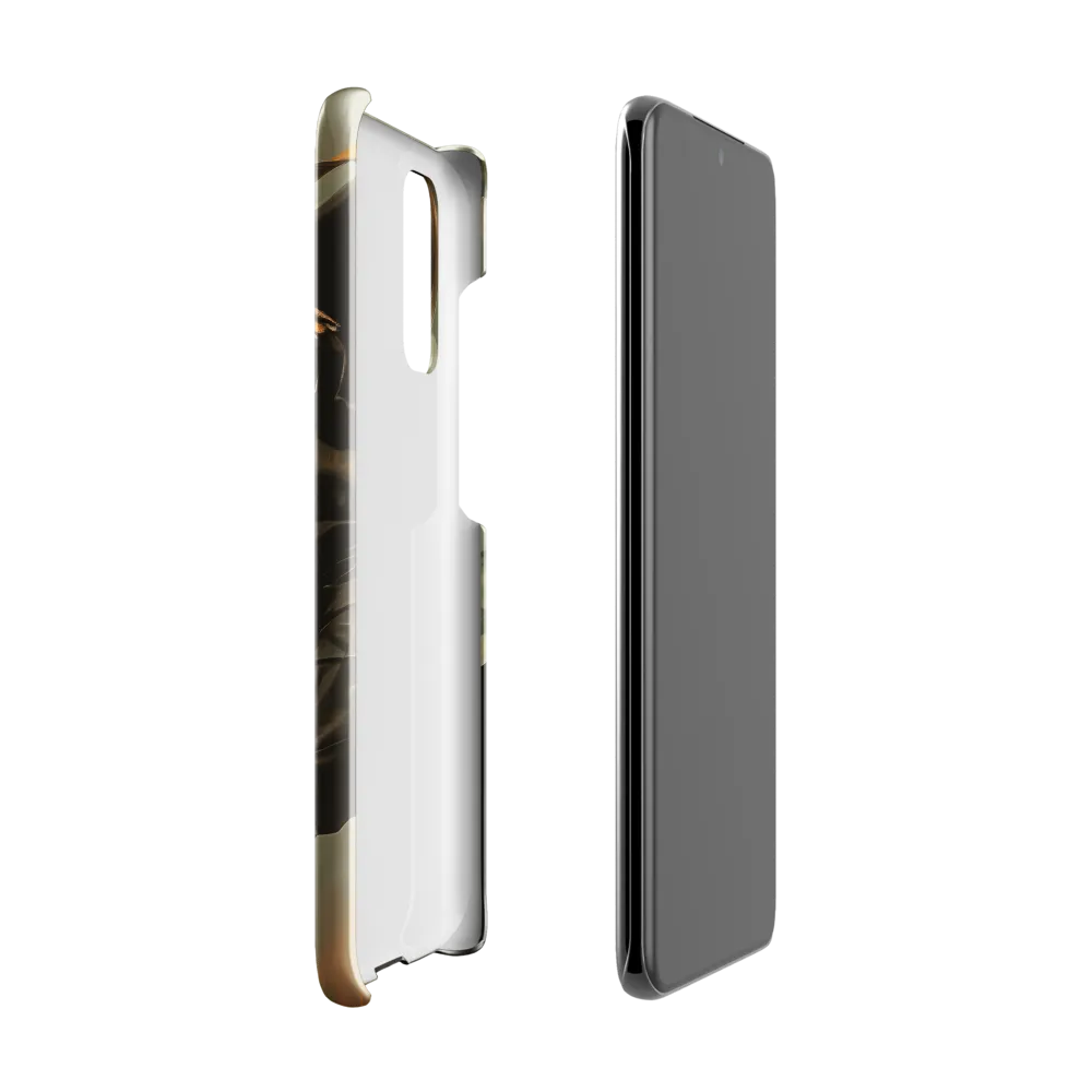 Ethereal Explorer: The Enigmatic Astronaut | Phone Case |  S20 | Snap Case | Glossy