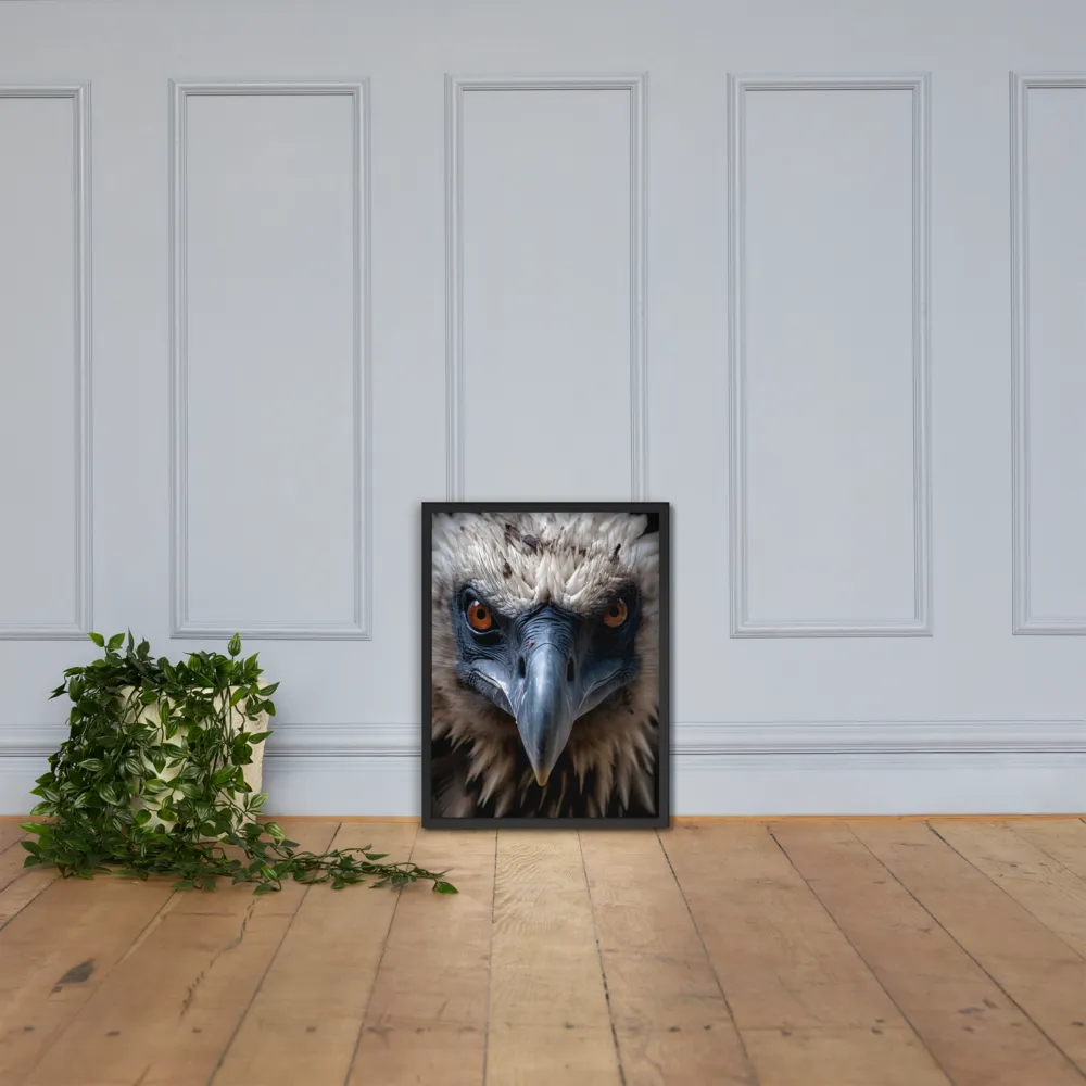 The Gaze of Strength | Poster with Black Frame | 18″×24″