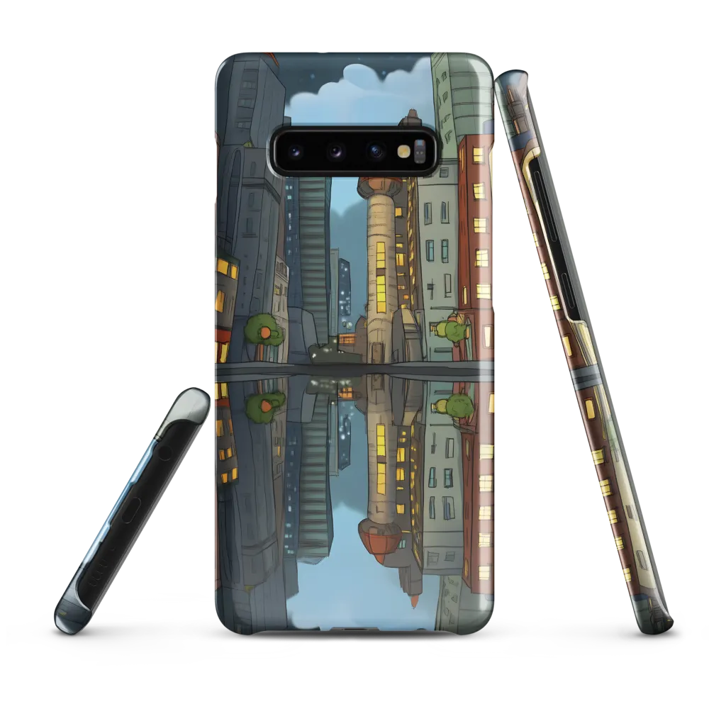 Reflections of a Serene City | Phone Case |  S10 Plus | Snap Case | Glossy