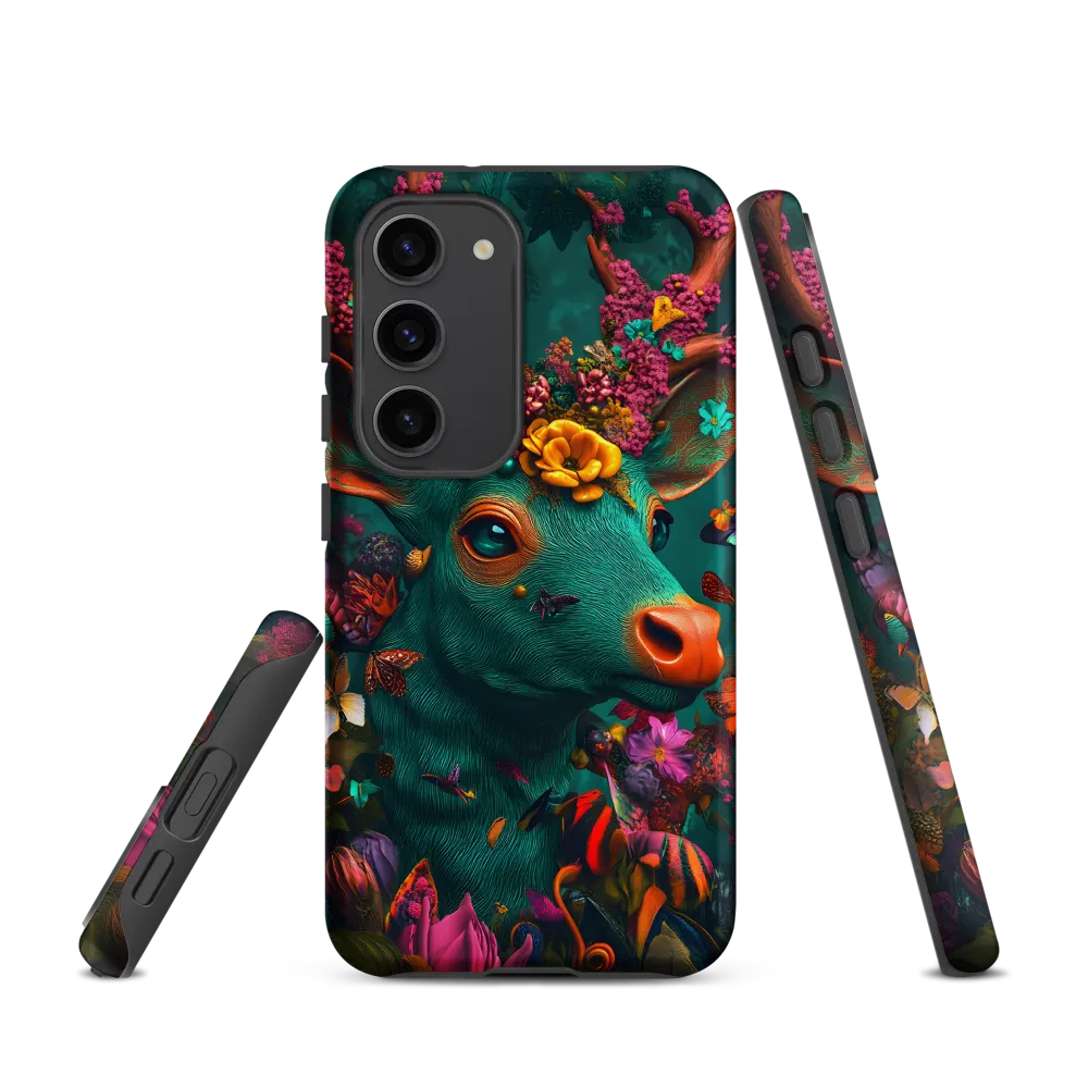 Whimsical Blossoms of the Enchanted Forest | Phone Case |  S23 | Tough Case | Matte