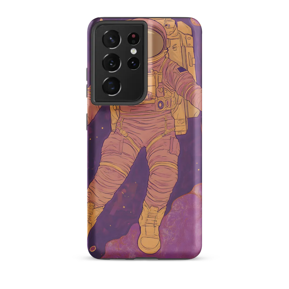 Floating Through the Cosmos | Phone Case |  S21 Ultra | Tough Case | Matte