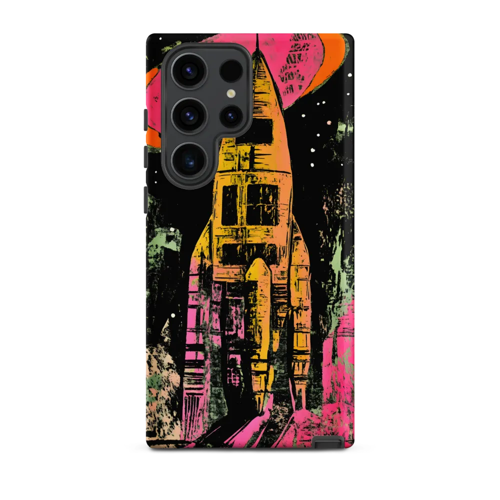 Cosmic Voyage: A Surreal Rocket Adventure