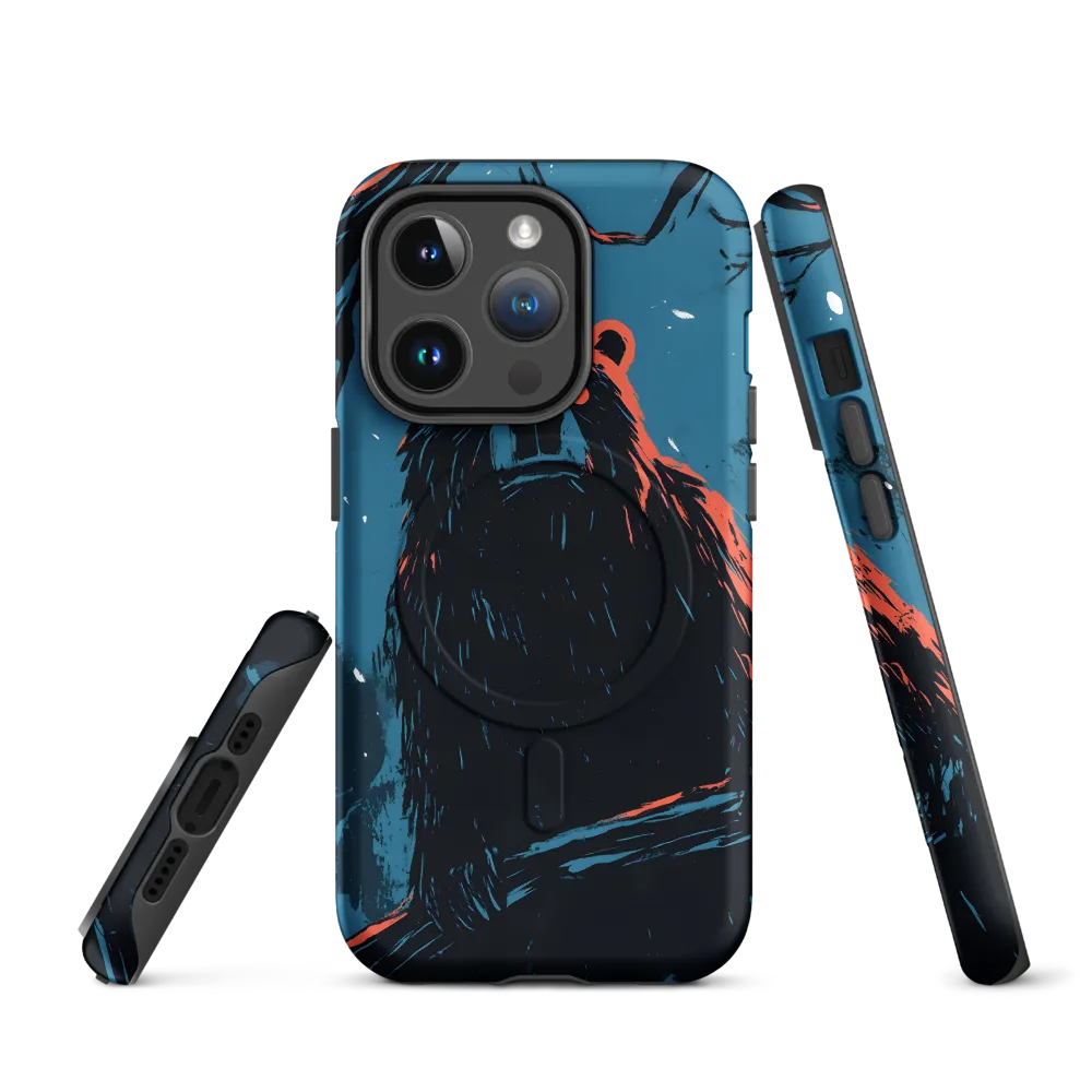 Eerie Majesty: A Bear in the Night