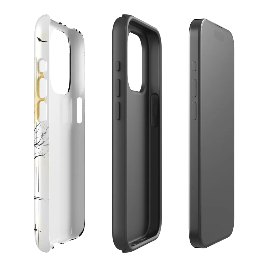 Solitude Under the Yellow Sun | Phone Case |  15 Pro | Tough Case | Matte
