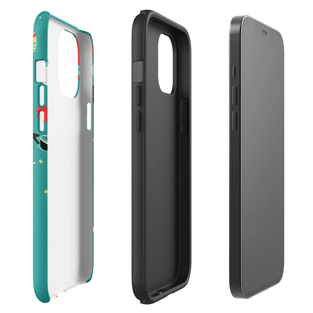 Cosmic Explorer: A Playful Journey Through Space | Phone Case |  12 Pro Max | Tough Case | Matte