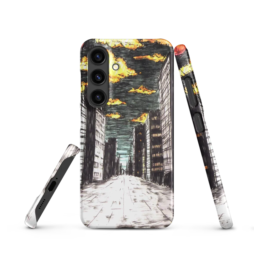 Eclipsed Cityscape