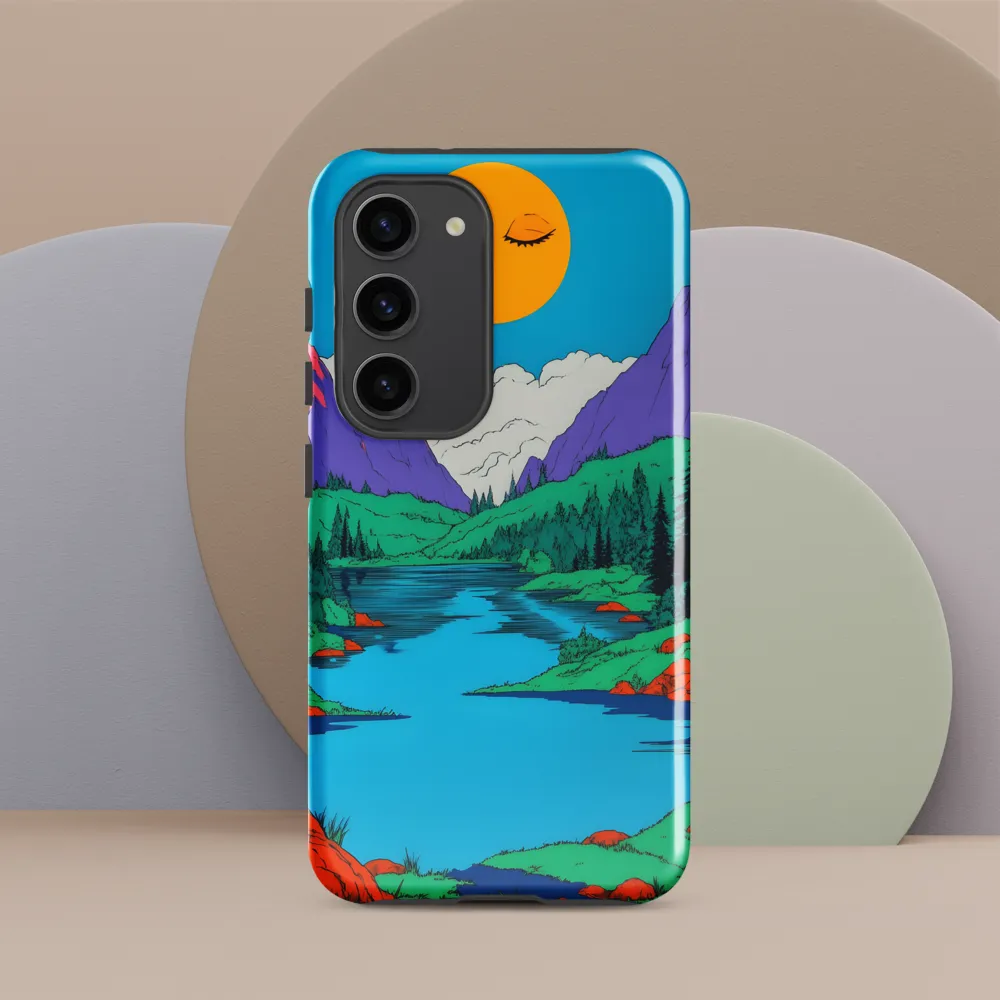 Whimsical Serenity in Vibrant Colors