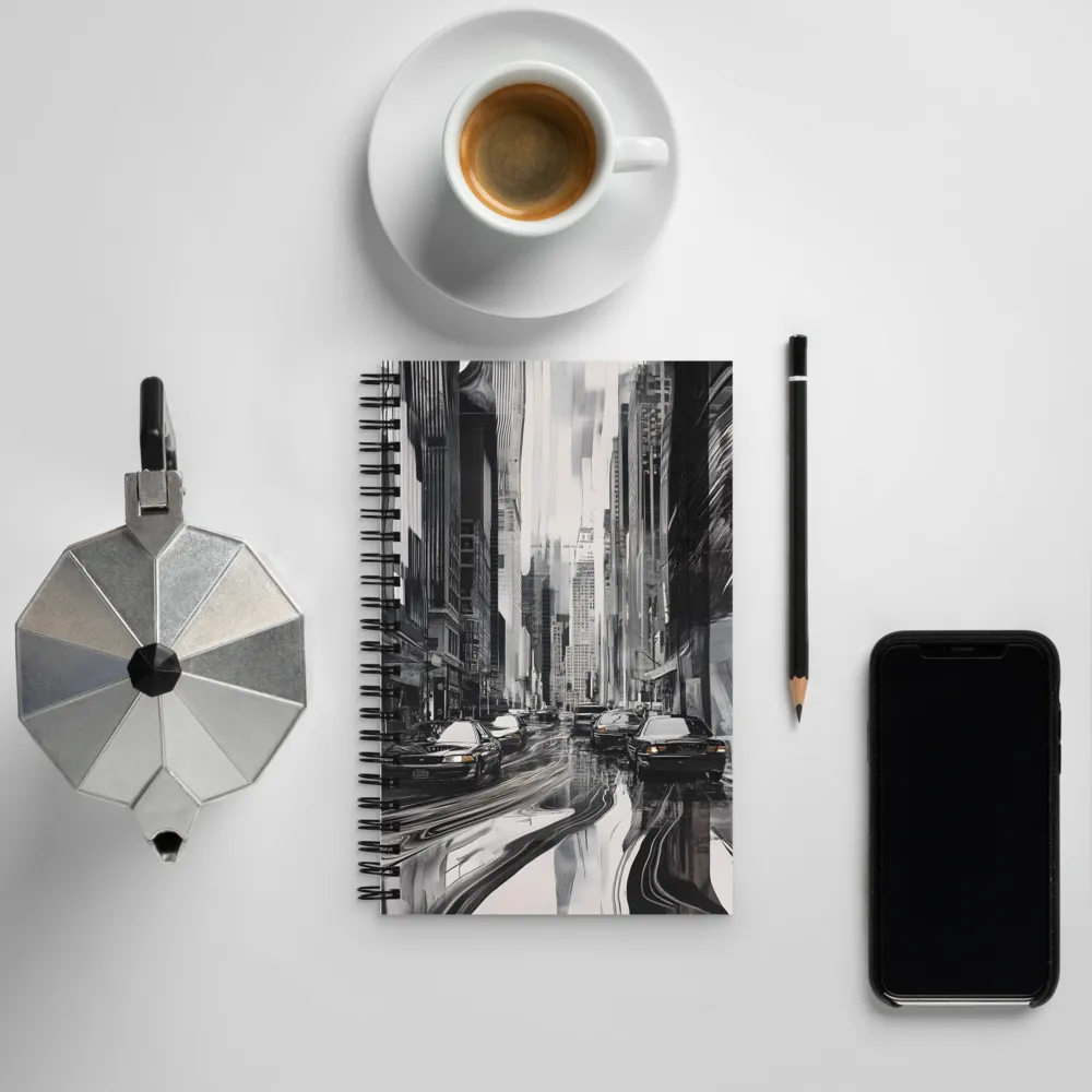 Reflections of Urban Life | Spiral Notebook