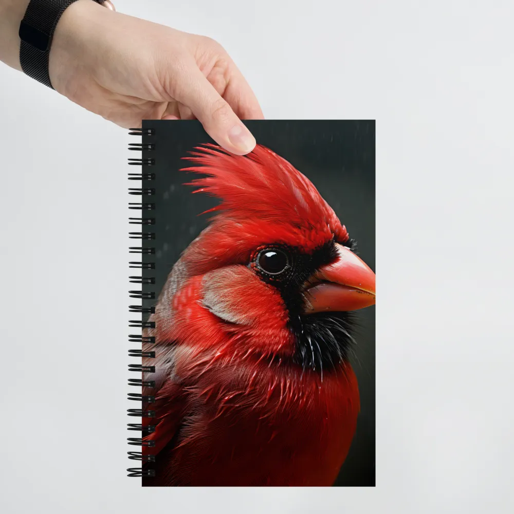 The Bold Cardinal | Spiral Notebook