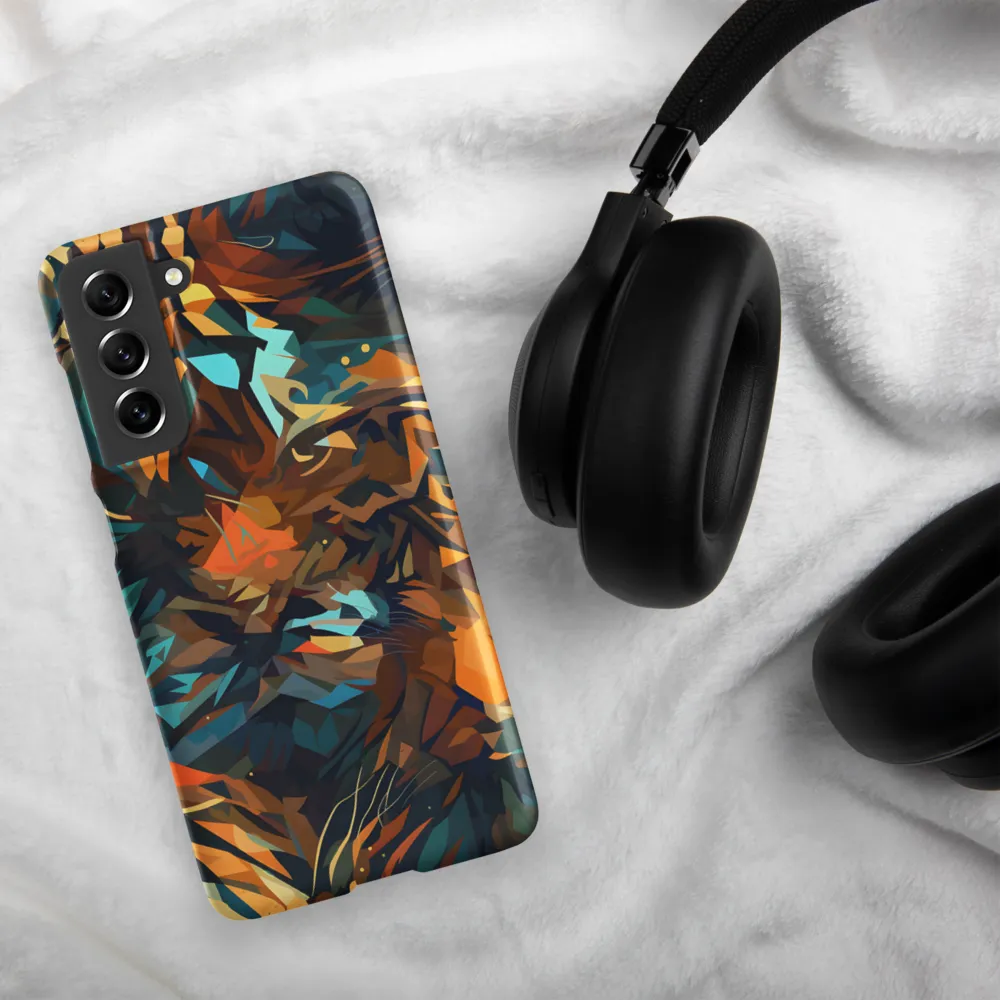 Wild Symphony: Abstract Tigers | Phone Case |  S21 FE | Snap Case | Matte