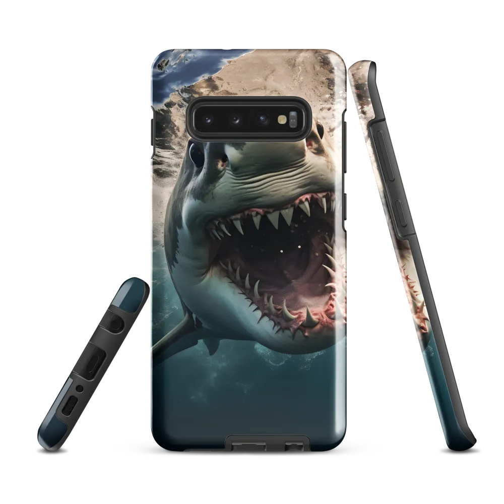 Fierce Majesty of the Ocean | Phone Case |  S10 Plus | Tough Case | Glossy