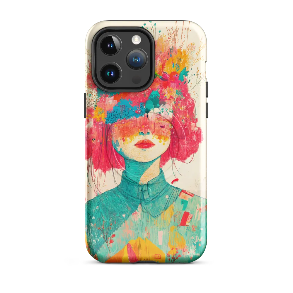 Whimsical Floral Portrait