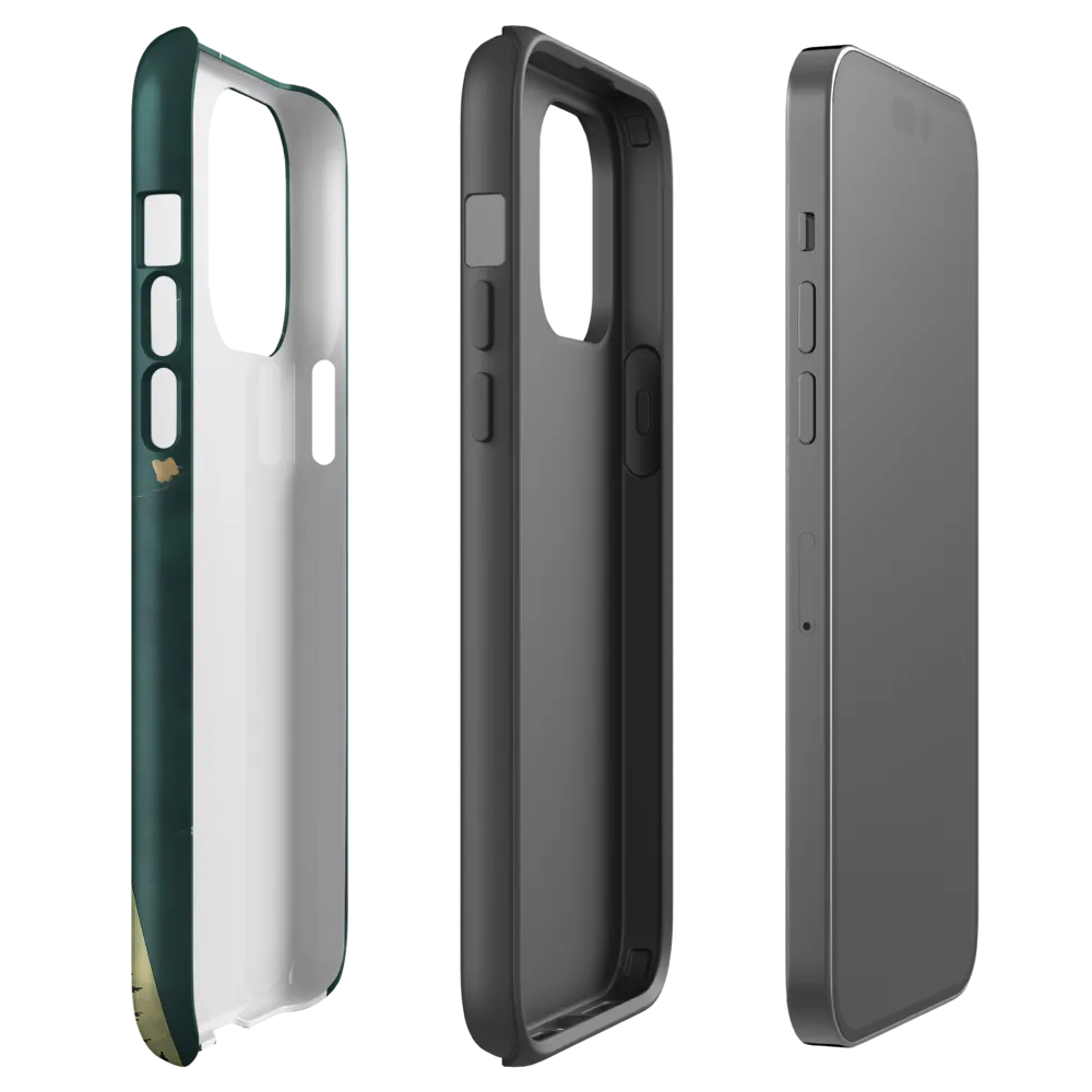 Geometric Harmony in Nature | Phone Case |  14 Pro Max | Tough Case | Glossy
