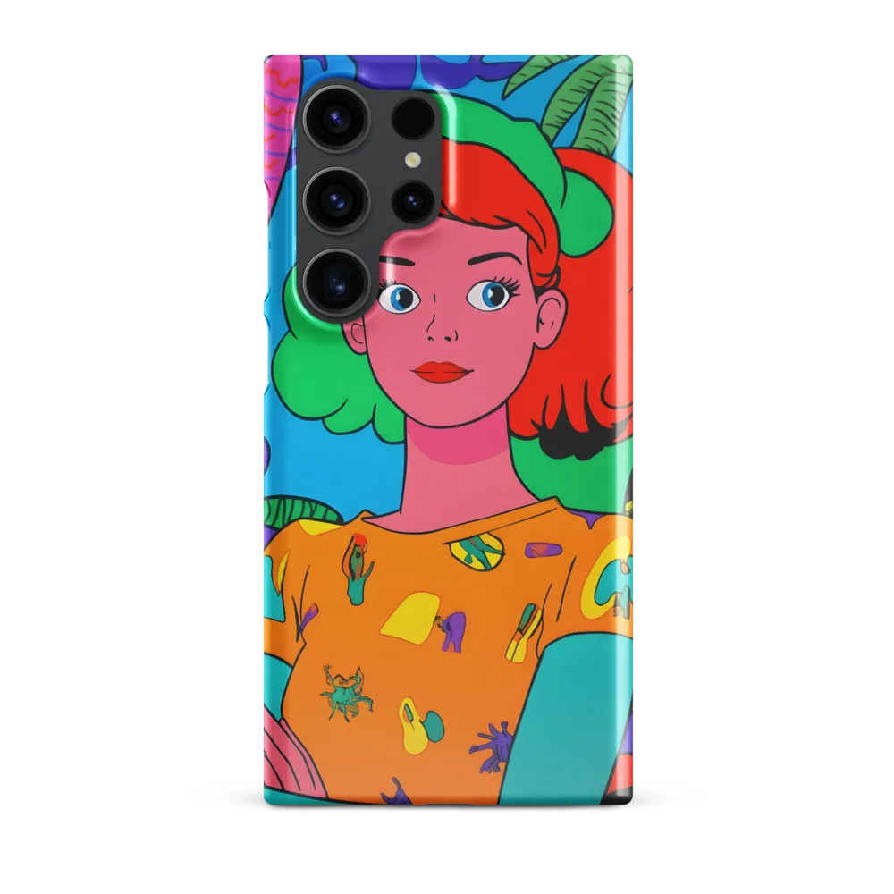 Tropical Vibes: A Playful Portrait