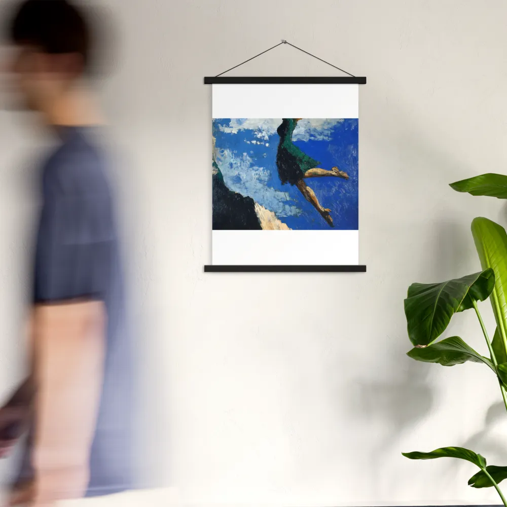 Boundless Ascent | Poster With Black Wood Hanger | 18″×24″