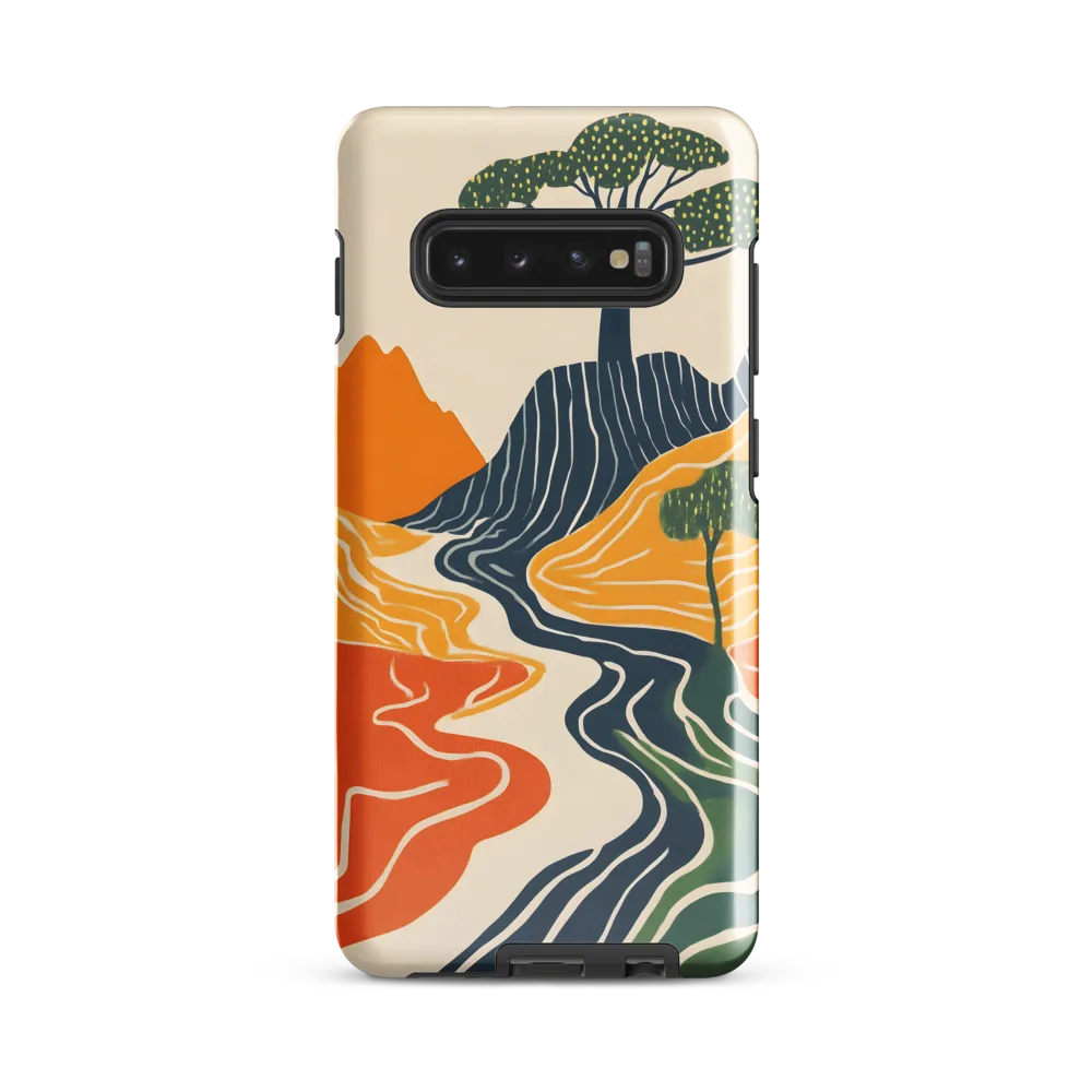 Waves of Serenity | Phone Case |  S10 Plus | Tough Case | Glossy