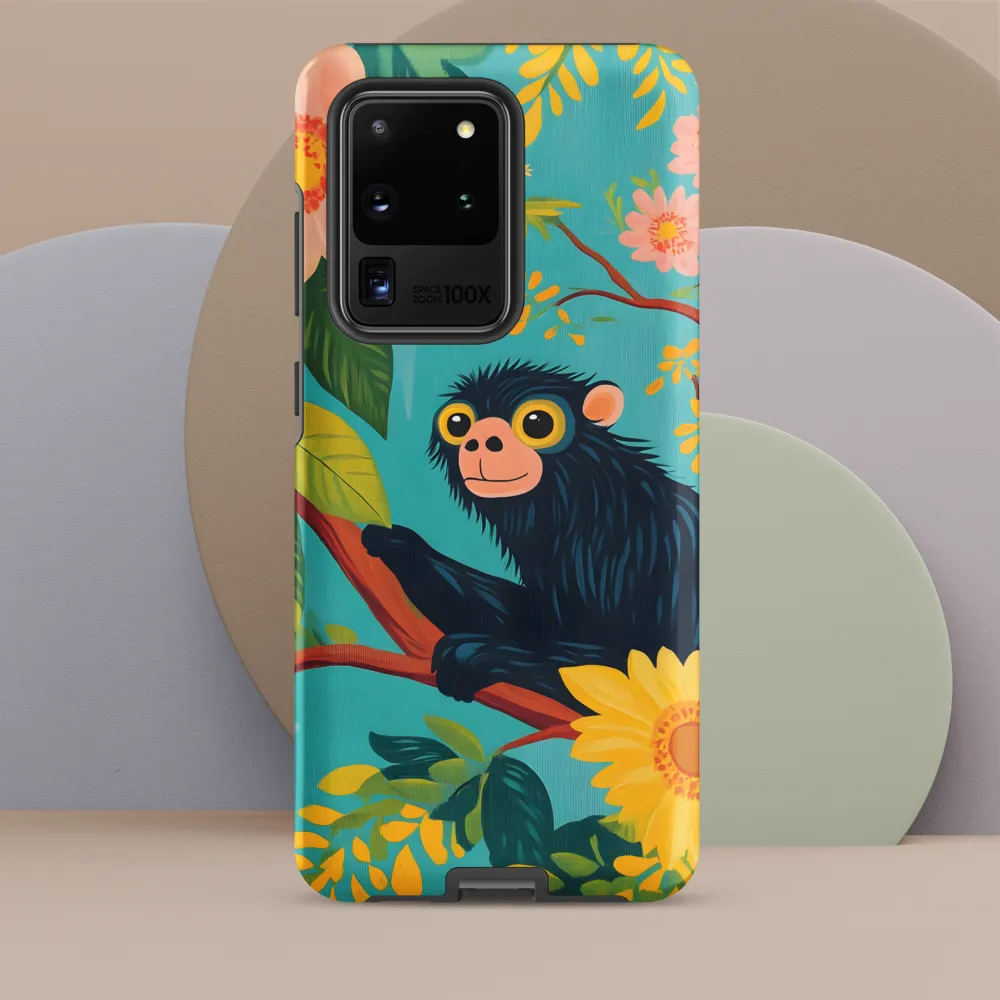 Joyful Encounter in a Floral Paradise