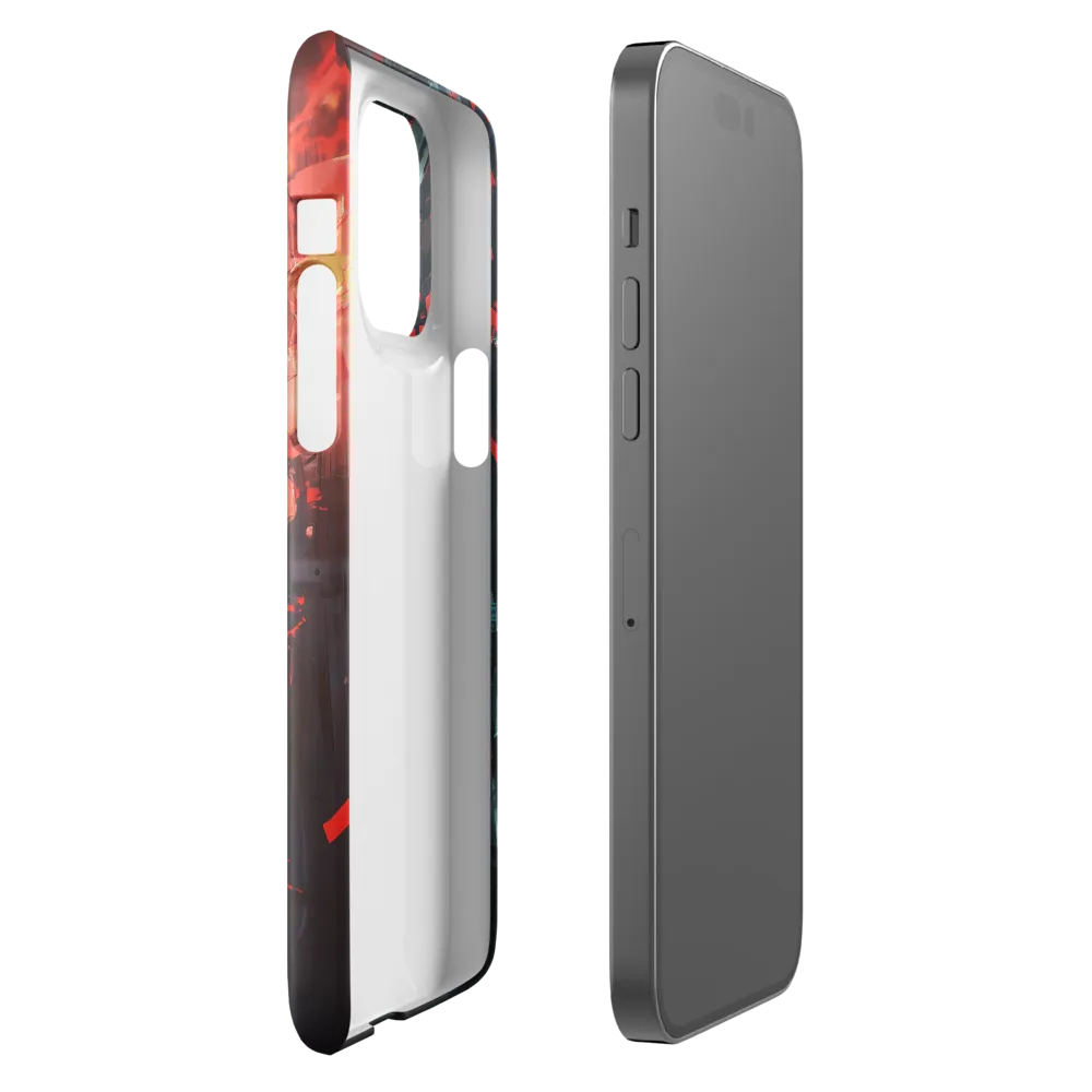 Fragmented Mind: The Silent Struggle | Phone Case |  14 Pro Max | Snap Case | Glossy