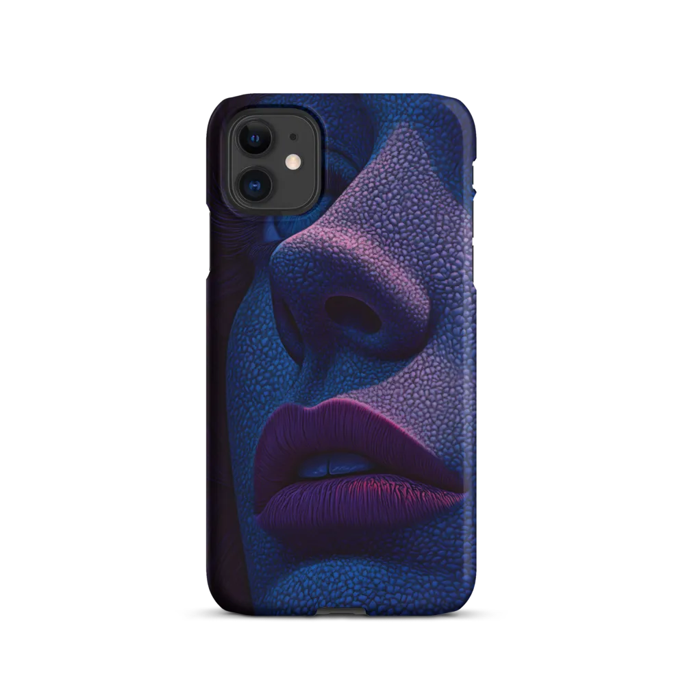 Pebbled Blue — Close Study of a Face