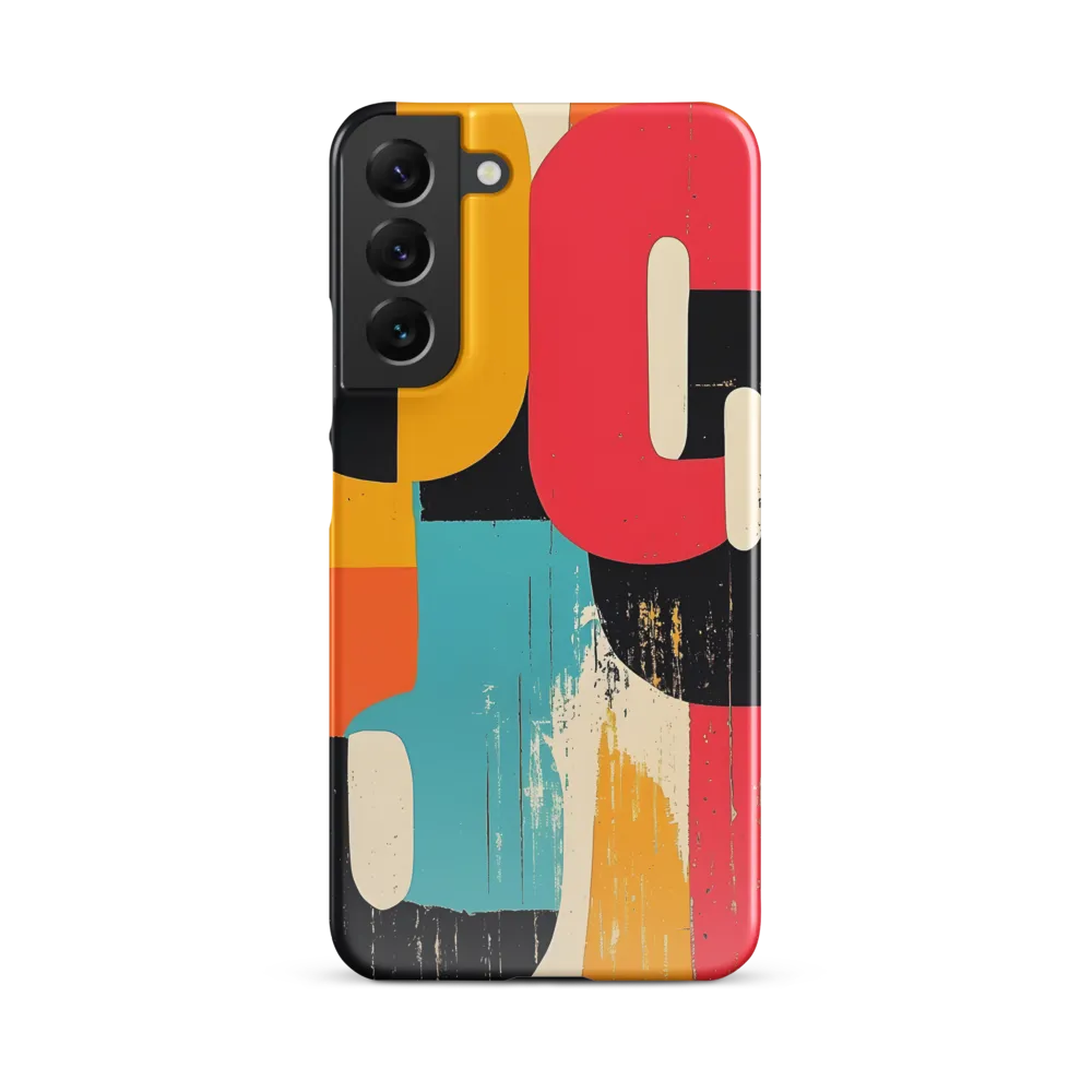 Colorful Curves: Numbers in Harmony | Phone Case |  S22 Plus | Snap Case | Glossy