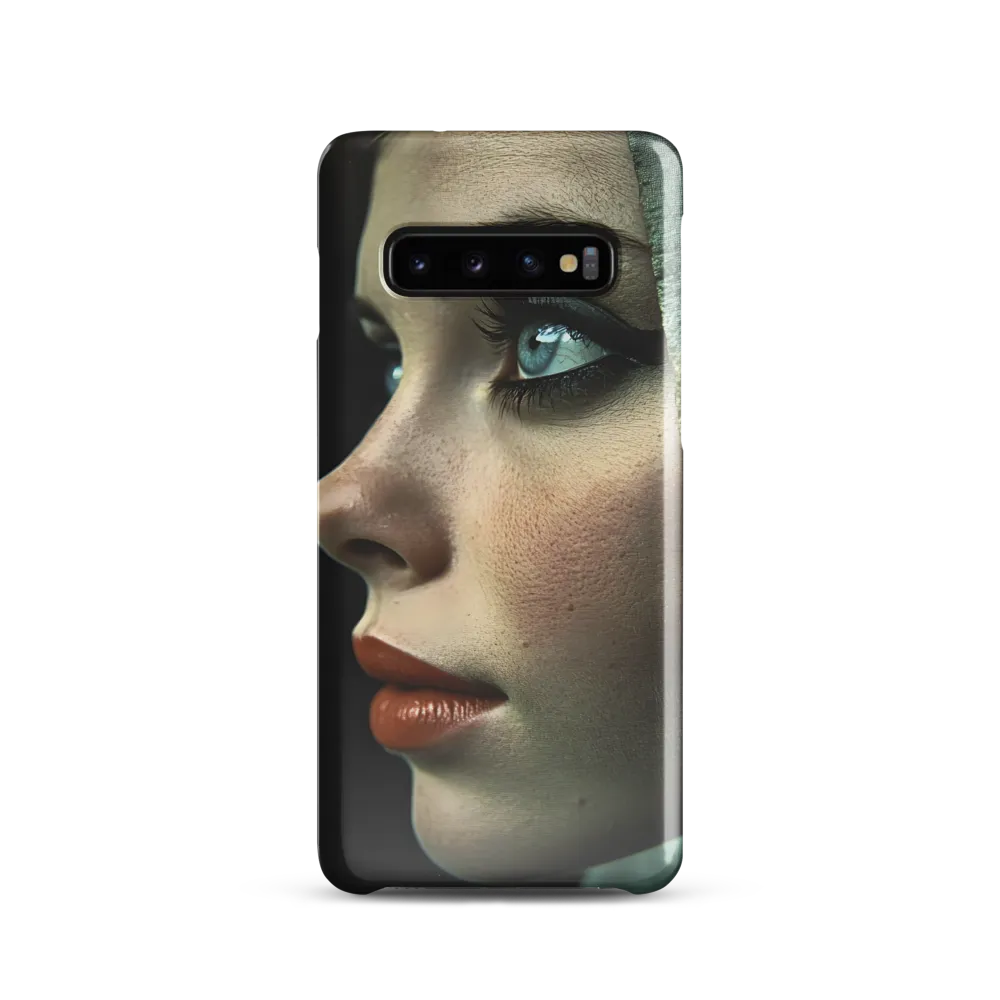 Gaze of Elegance | Phone Case |  S10 | Snap Case | Glossy