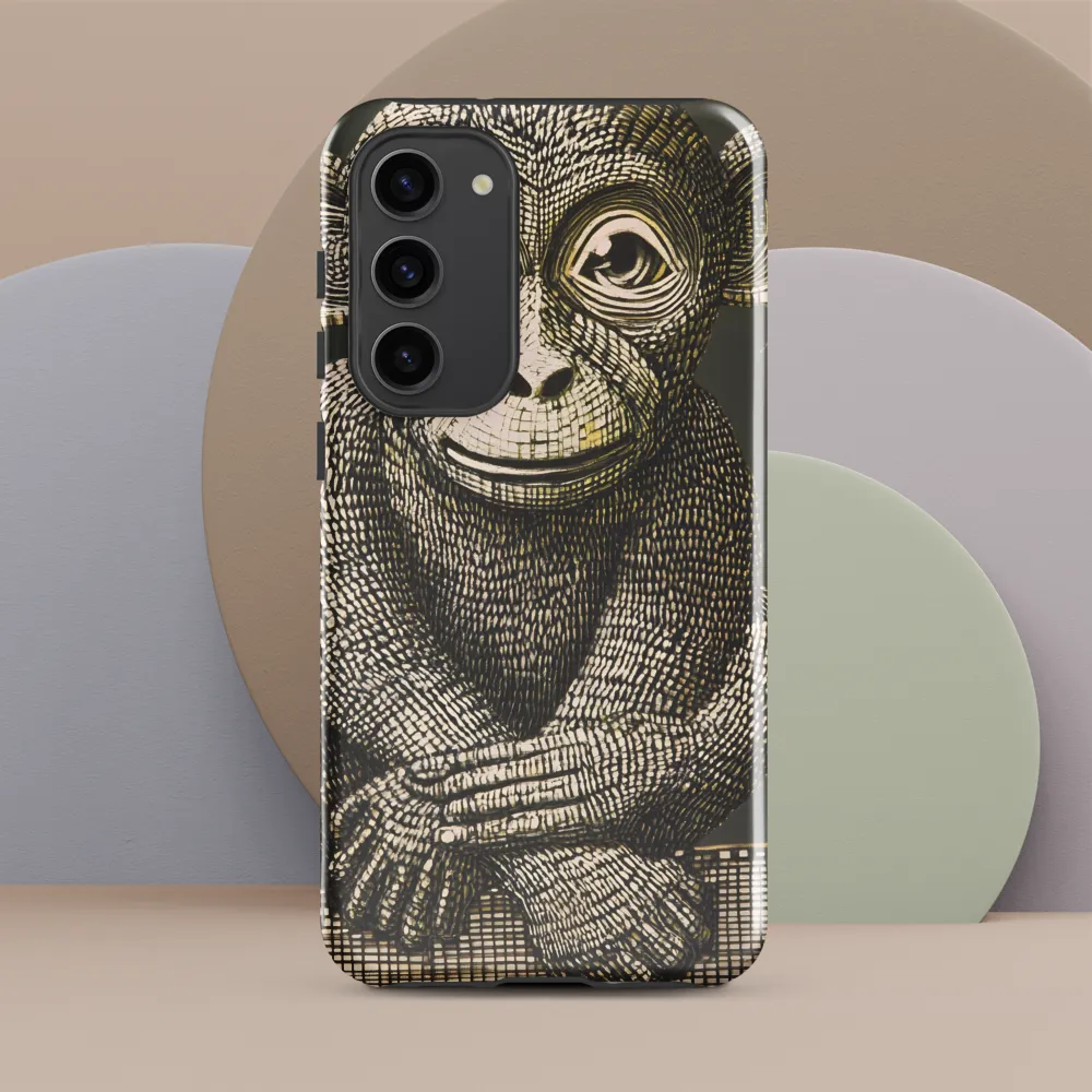 Intricate Primate Portrait
