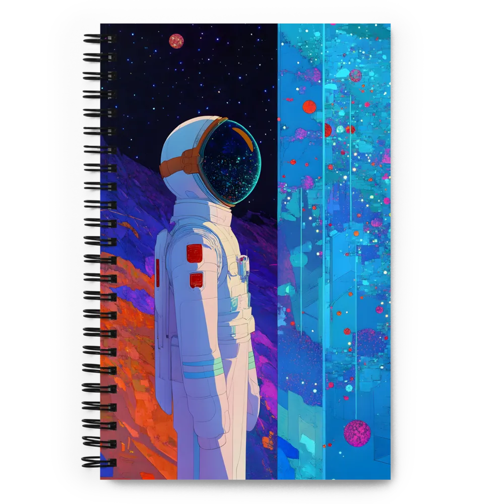 Cosmic Exploration: The Astronaut's Journey | Spiral Notebook