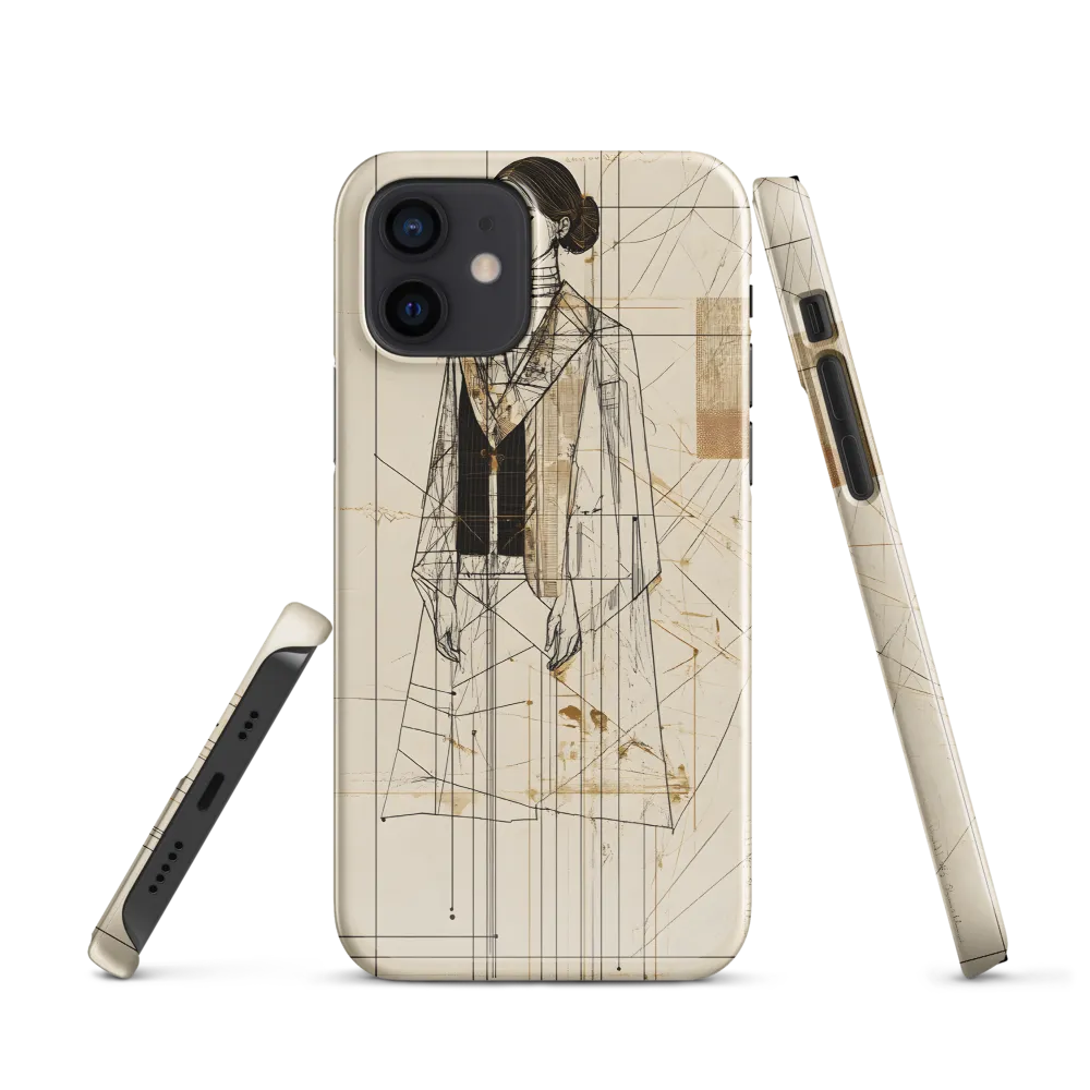 Elegance in Lines | Phone Case |  12 | Snap Case | Glossy