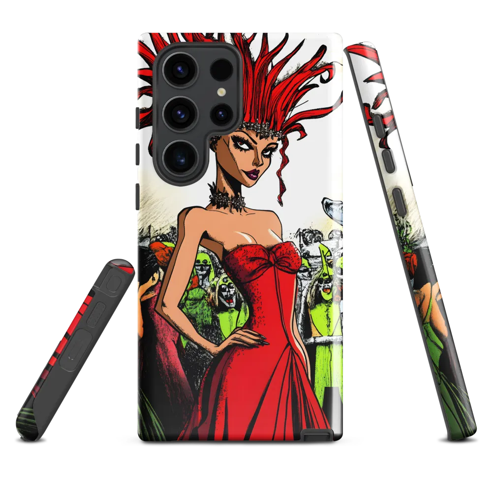 Fiery Elegance: A Fashion Statement