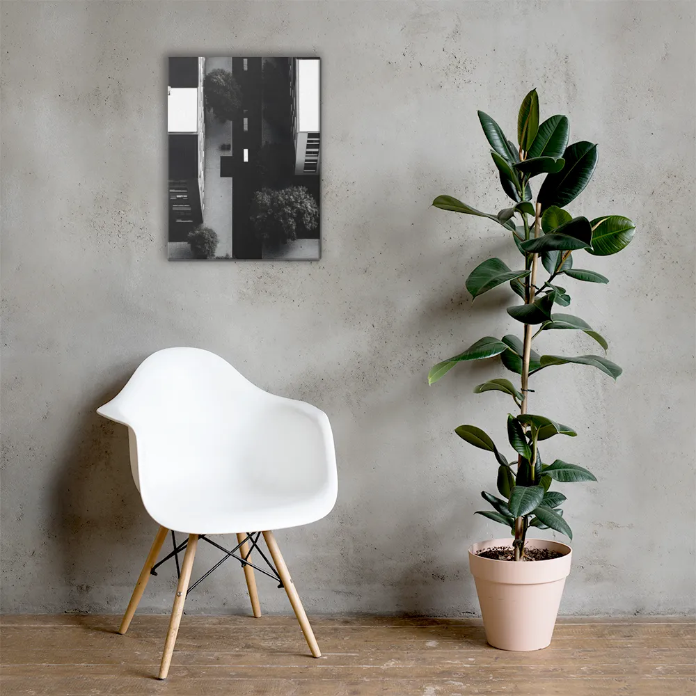 Urban Serenity from Above | Canvas | 18″×24″