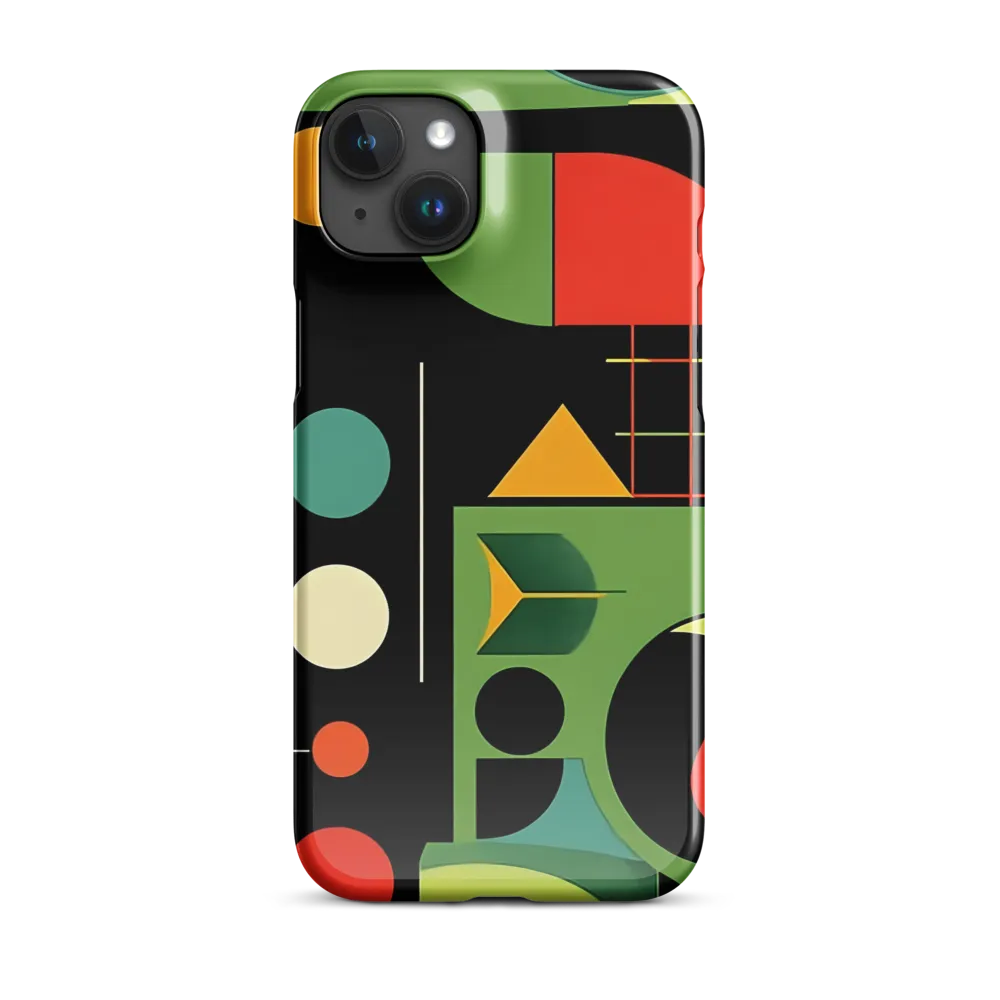 Geometric Harmony | Phone Case |  15 Plus | Snap Case | Glossy
