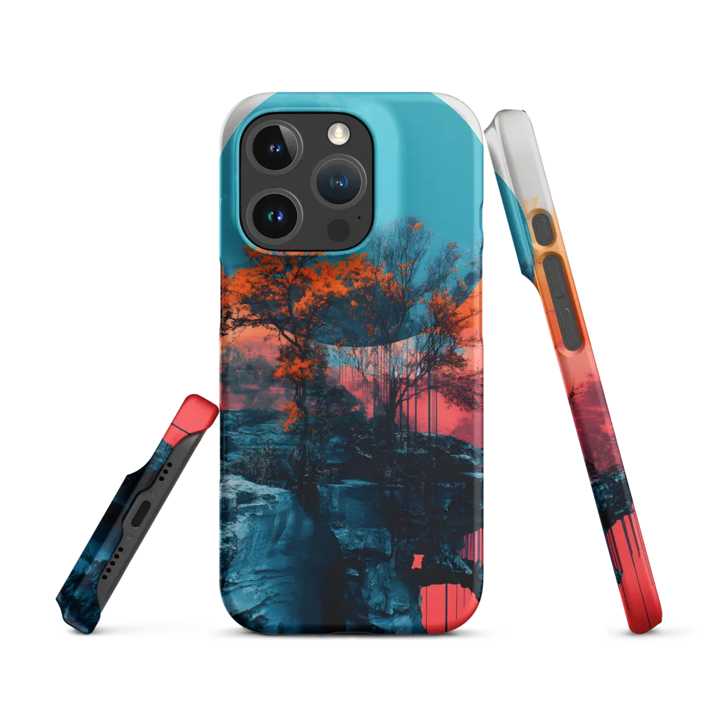 Ethereal Landscapes: A Dance of Color and Form | Phone Case |  16 Pro | Snap Case | Matte