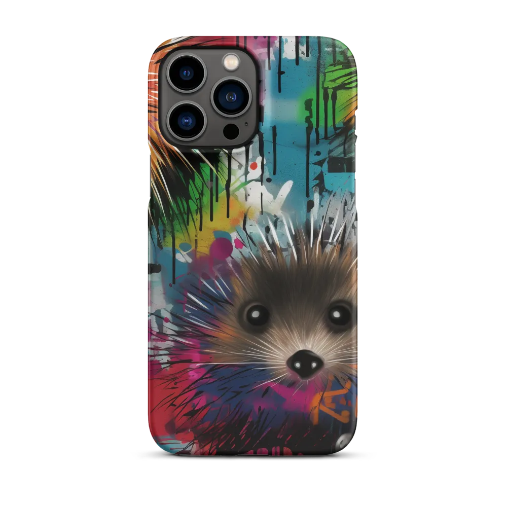 Whimsical Hedgehogs in a Kaleidoscopic Wonderland | Phone Case |  13 Pro Max | Snap Case | Matte