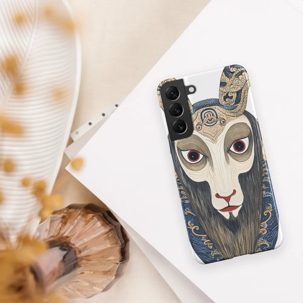 Ethereal Gaze of the Ram | Phone Case |  S22 Plus | Snap Case | Matte