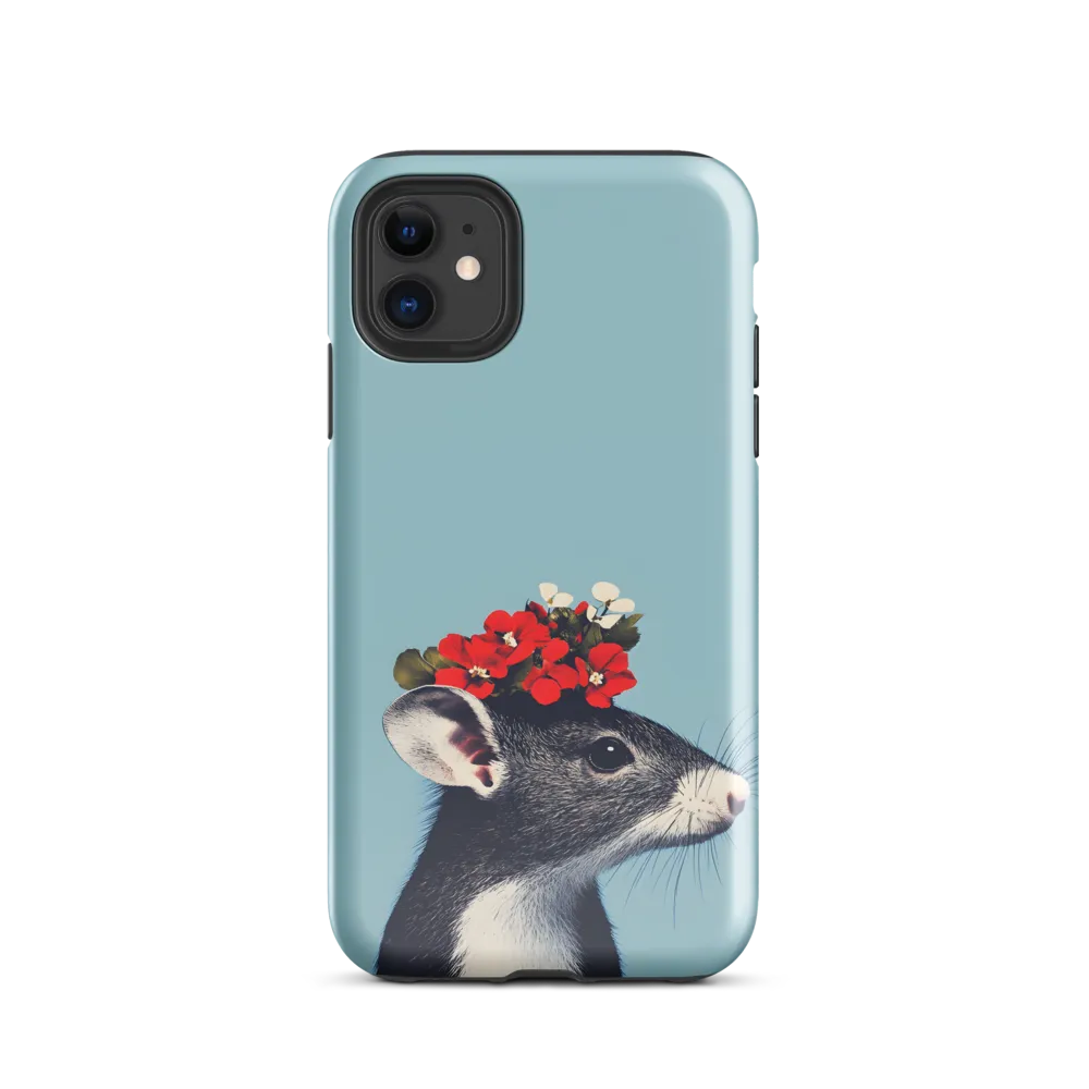 Whimsical Flora: A Mouse's Floral Crown