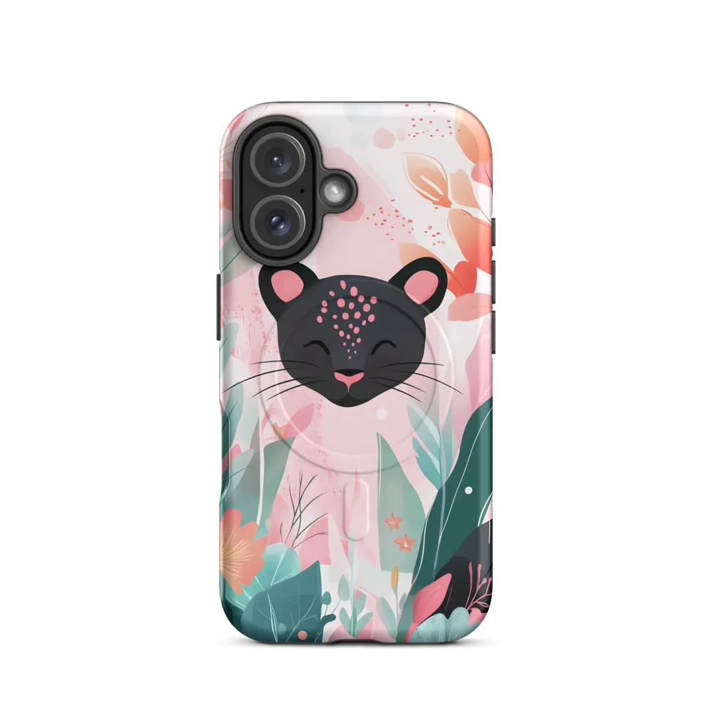 Whimsical Panther in Bloom