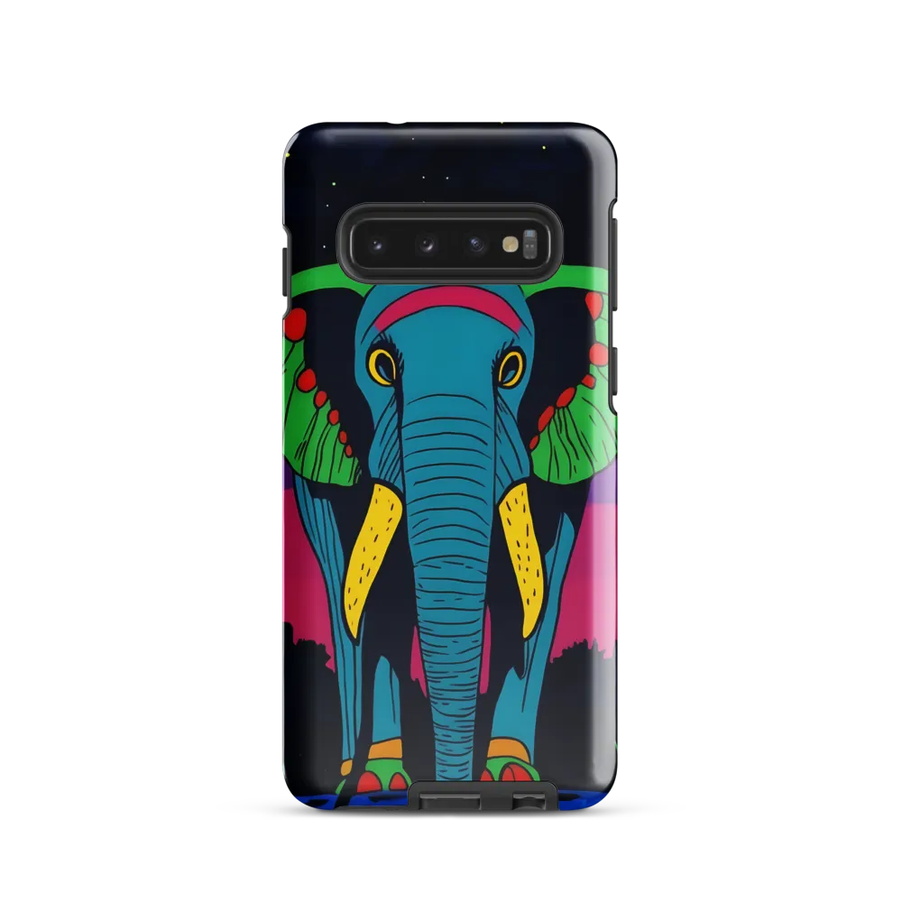 Whimsical Majesty: The Vibrant Elephant