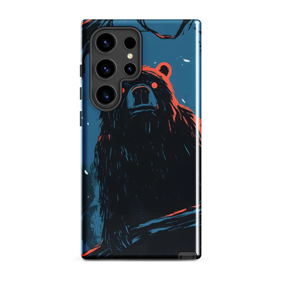Eerie Majesty: A Bear in the Night